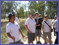 RiverConnect Field Officer Wendy D’Amore and Parks Victoria’s Greta Morgan lead students.