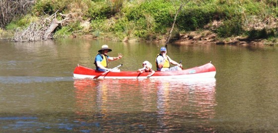 Canoeing on the Goulburn